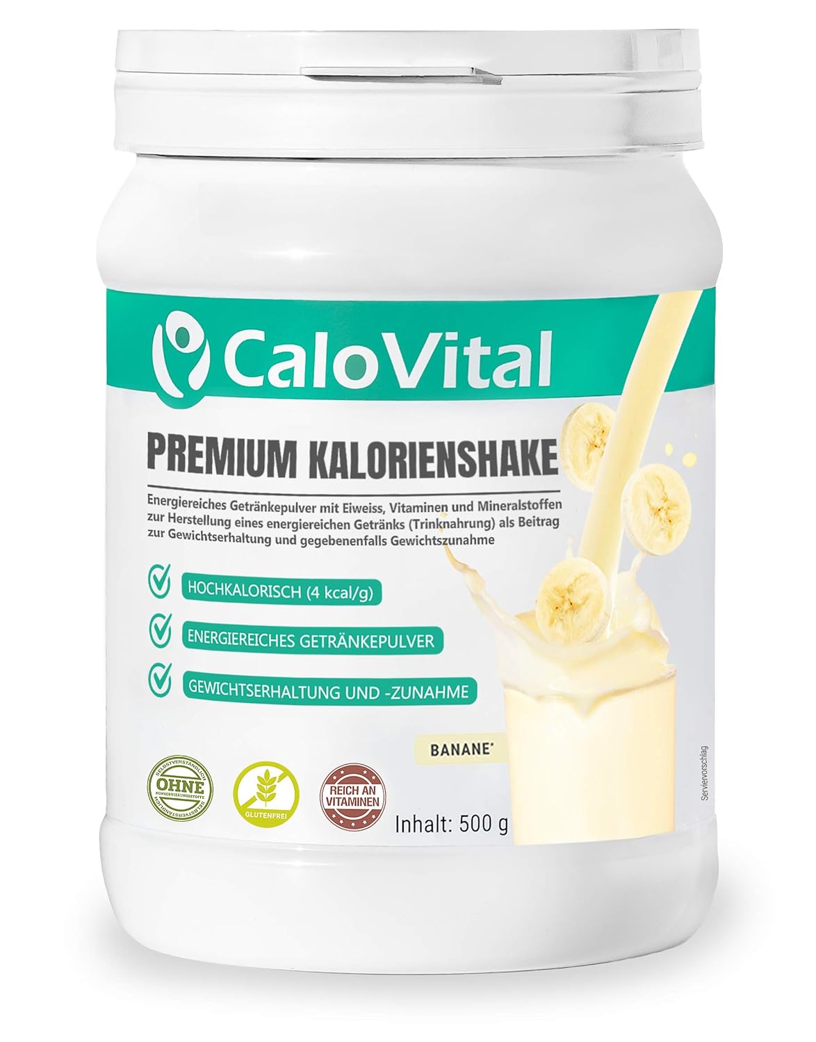 CaloVital- Premium Kalorienshake, Hochkalorische Trinknahrung- Gewichtszunahme Getränke