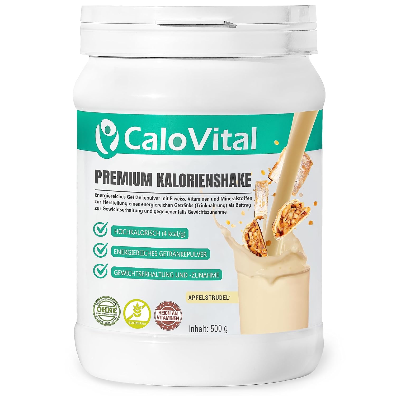 CaloVital- Premium Kalorienshake, Hochkalorische Trinknahrung- Gewichtszunahme Getränke
