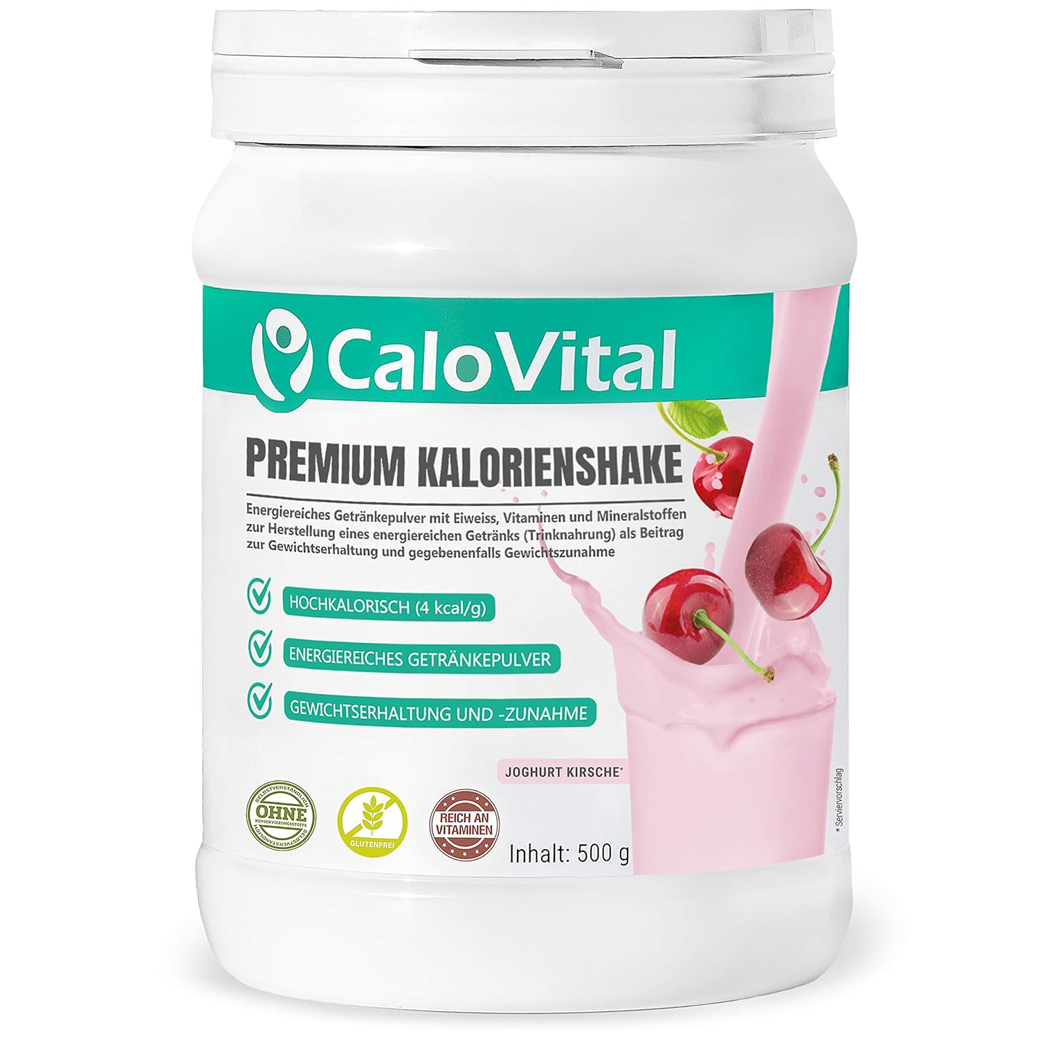 CaloVital- Premium Kalorienshake, Hochkalorische Trinknahrung- Gewichtszunahme Getränke