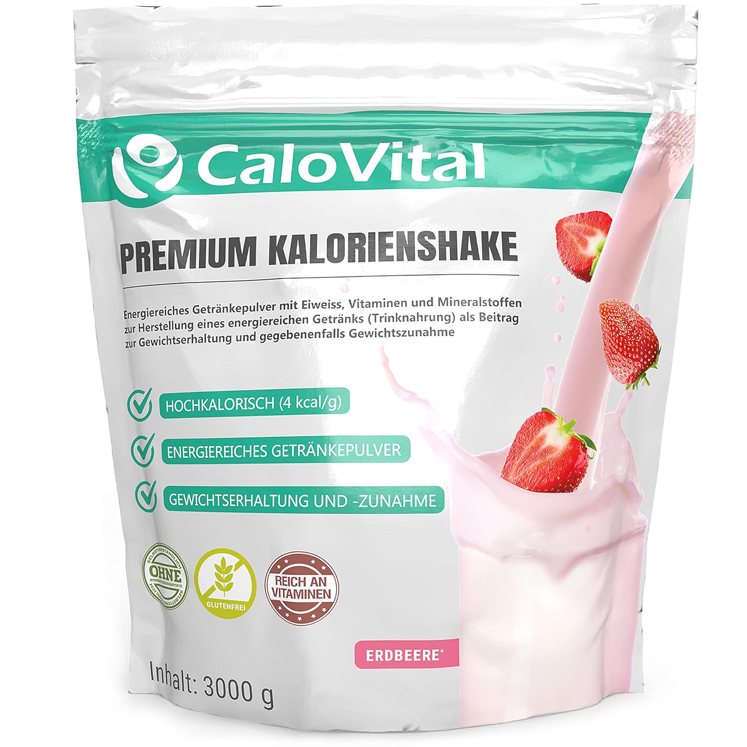 CaloVital- Premium Kalorienshake, Hochkalorische Trinknahrung- Gewichtszunahme Getränke