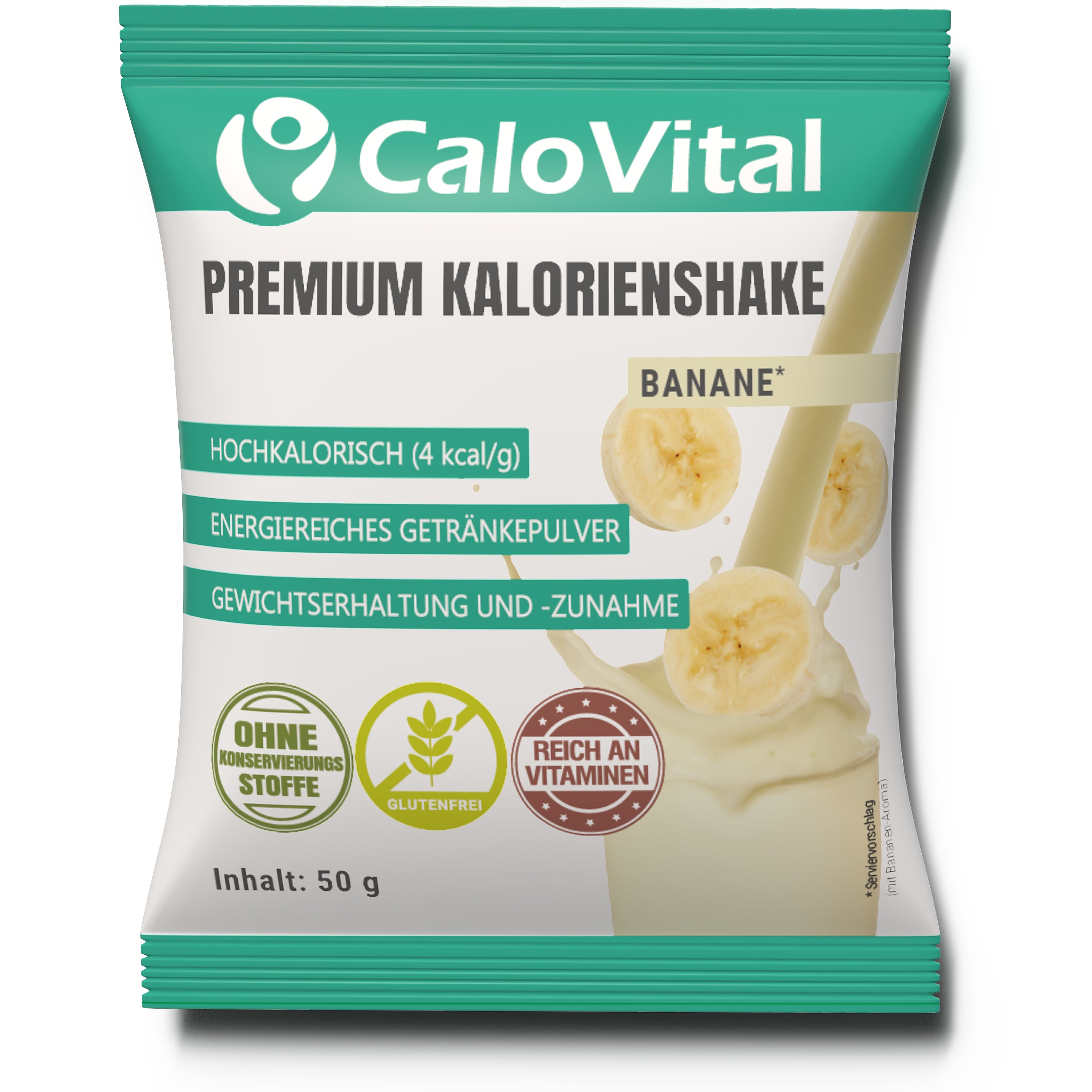 CaloVital Probierpaket: Hochkalorische Trinknahrung für schnelle Gewichtszunahme - 50g Pulverbeutel als Sparbundle