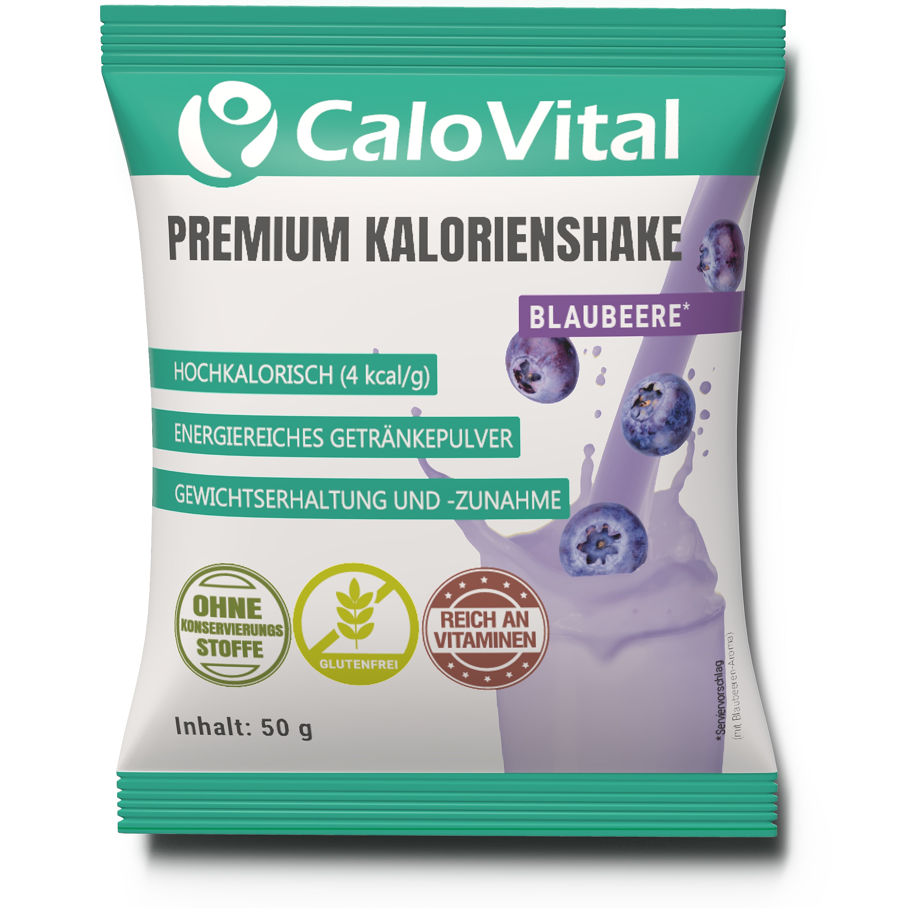 CaloVital Probierpaket: Hochkalorische Trinknahrung für schnelle Gewichtszunahme | 50g Pulverbeutel als Sparbundle