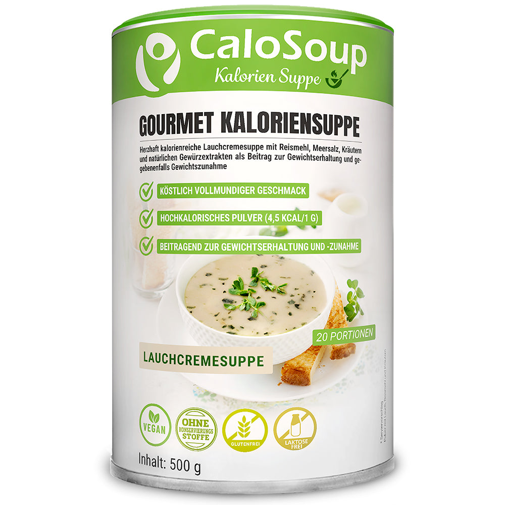Hochkalorische Suppe für Gewichtszunahme I 20 Portionen CaloSoup Kalorien Suppe von CaloVital