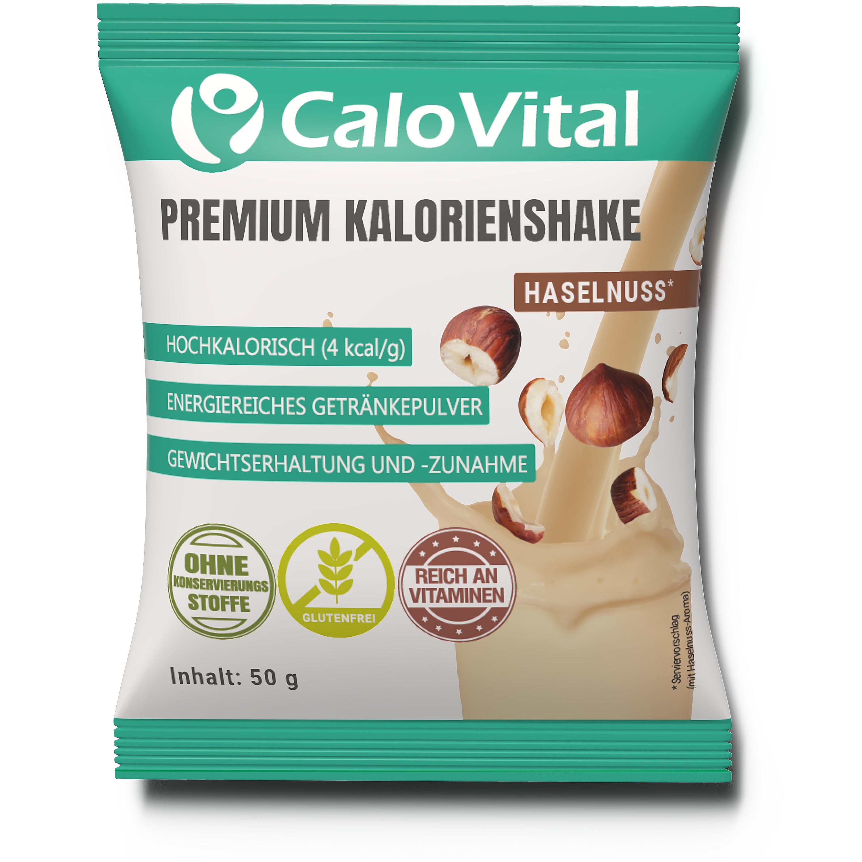 CaloVital Probierpaket: Hochkalorische Trinknahrung für schnelle Gewichtszunahme | 50g Pulverbeutel als Sparbundle