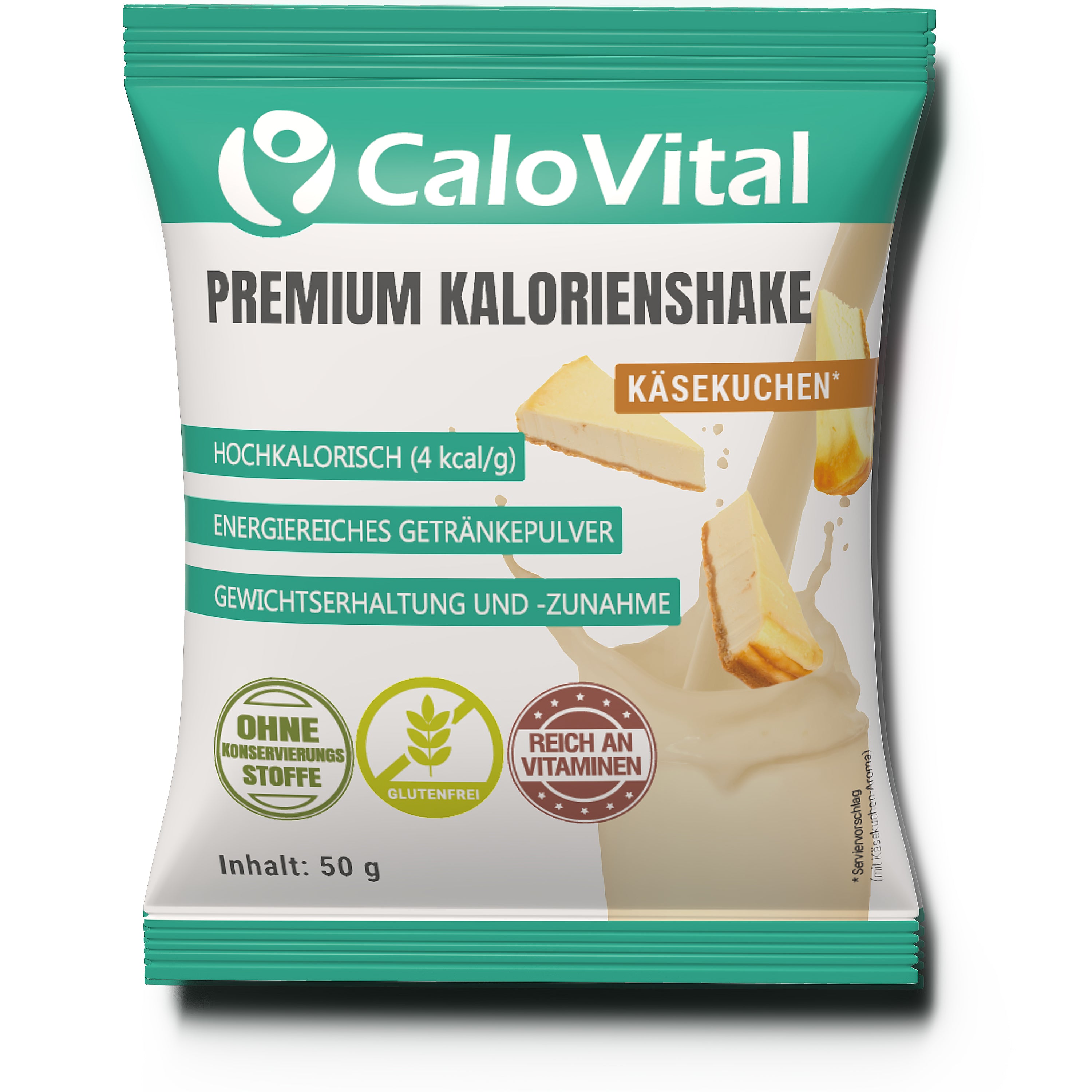 CaloVital Probierpaket: Hochkalorische Trinknahrung für schnelle Gewichtszunahme | 50g Pulverbeutel als Sparbundle