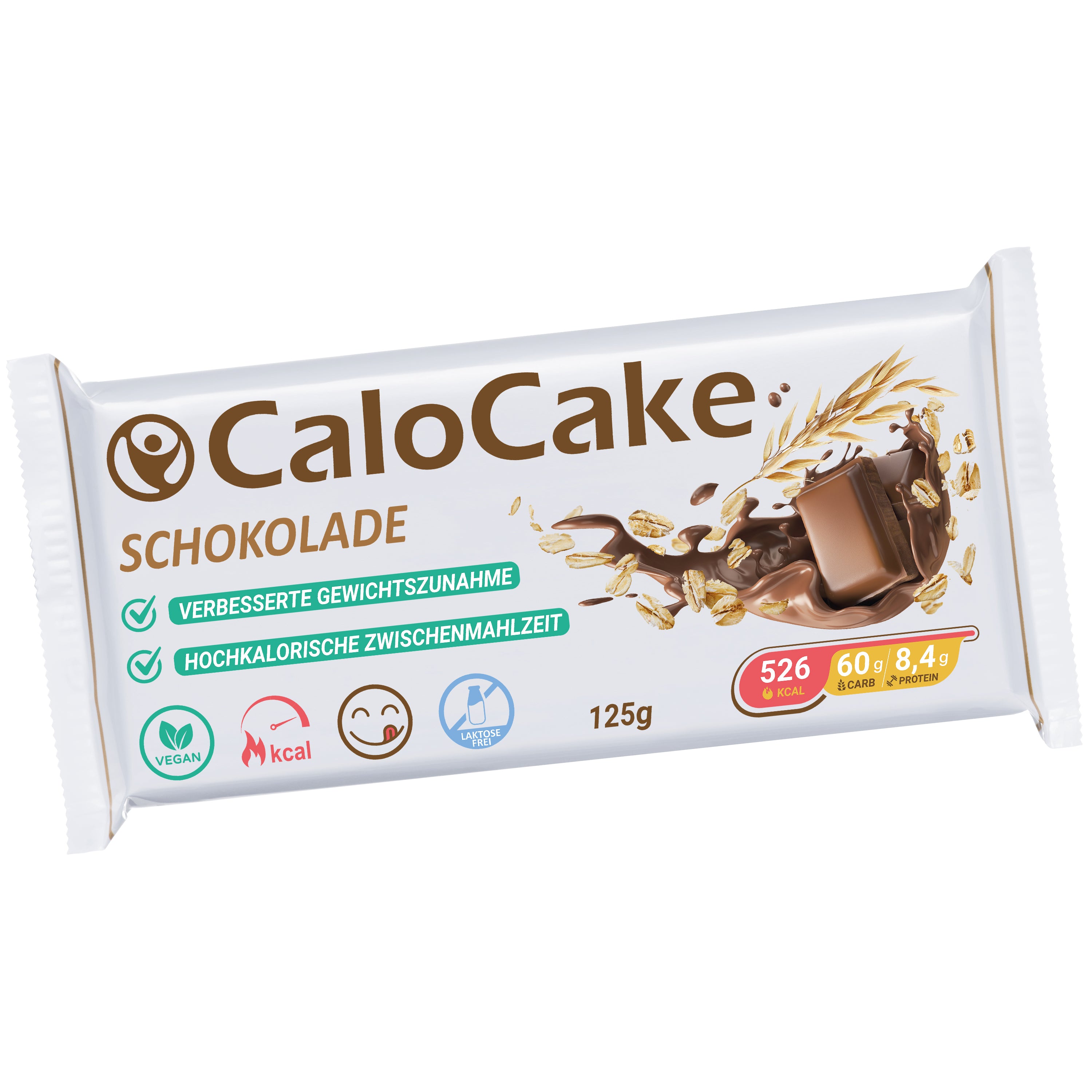 Ausdauer- & Energieriegel mit viel Protein & Kalorien | Mahlzeiten Riegel vegan & laktosefrei | CaloCake 24er Box