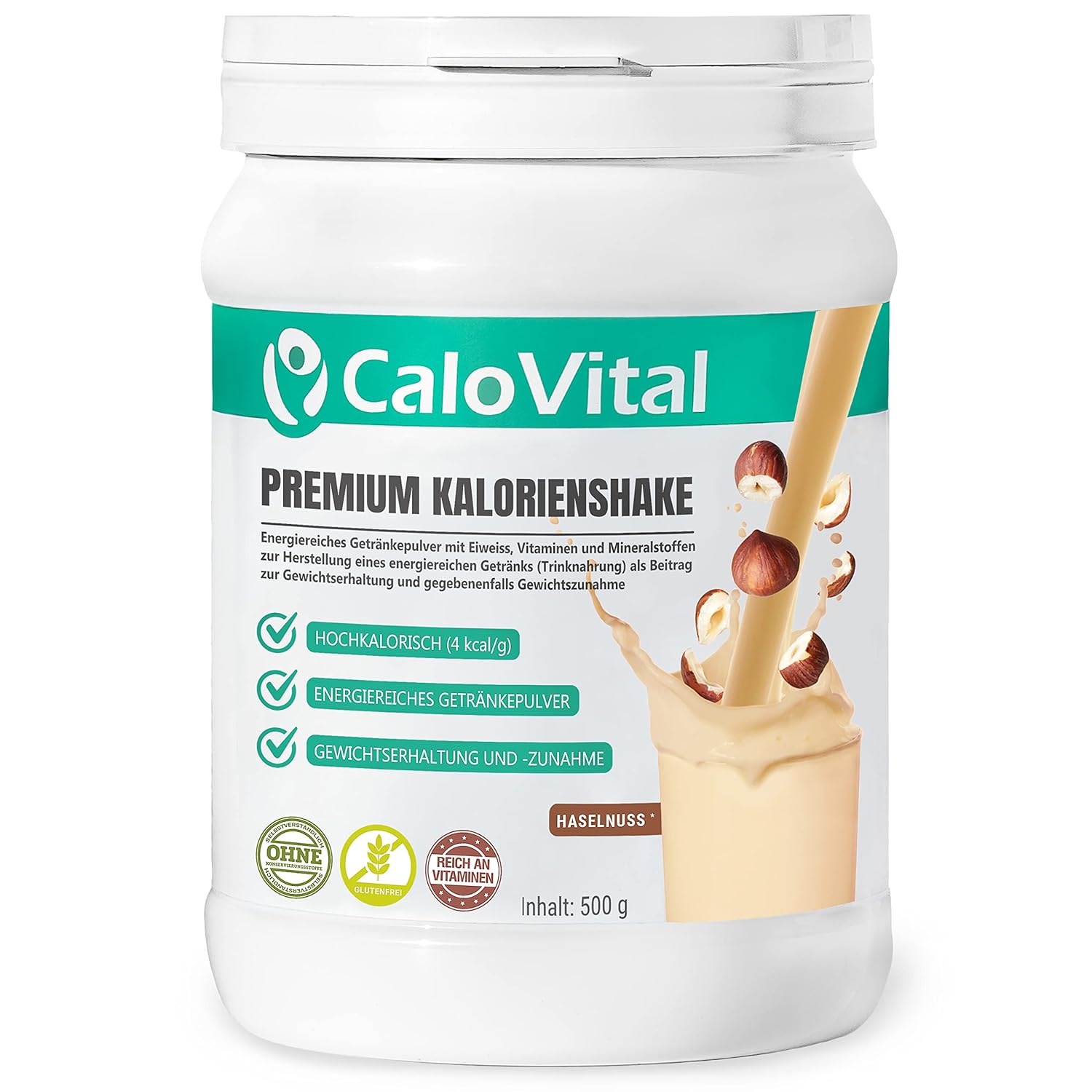 CaloVital- Premium Kalorienshake, Hochkalorische Trinknahrung- Gewichtszunahme Getränke