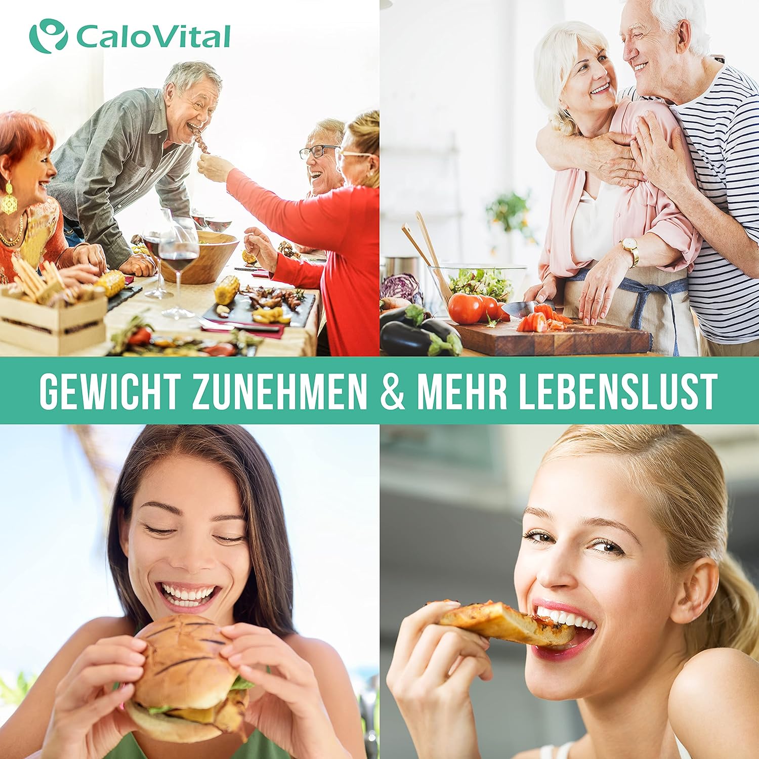 CaloVital Pre Weight Gainer- Appetitanreger Kapseln für Gewichtszunahme